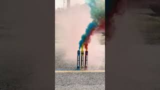 SK114 Smoke Crayon (Clip: Blue, Yellow, Red) - Color Smoke Sticks by Sky Bacon Fireworks