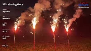 SP174 36in Morning Glory - Sparklers - Sky Bacon Fireworks