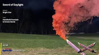 SK148 Sword of Daylight - Handheld Smoke Fountain - Bright Star