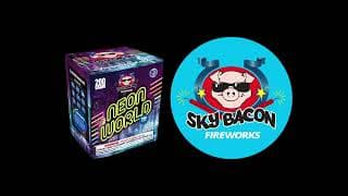 MS104 Neon World - 200G Multi Shot - Sky Bacon Fireworks
