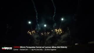 CM533 30mm Turquoise Comet w/ Lemon Mine (No Debris) 2024