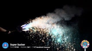 FN169 Super Sucker - Handheld Fountain - Sky Bacon Fireworks 2024 Production