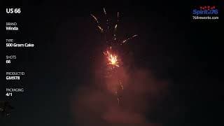 GM978 US 66 - 500 Gram Cake - Winda Fireworks
