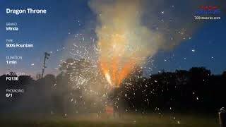 FG136 Dragon Throne - Fountain - Winda Fireworks