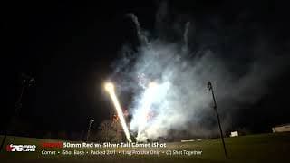 CM261i 50mm Red w/ Silver Tail Comet iShot 2024