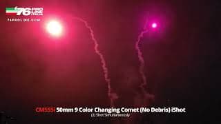 CM555i 50mm 9 Color Changing Comet (No Debris) iShot  - ’76 Pro Line ITALIA