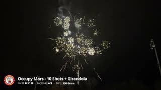 MX188 Occupy Mars (Girandola + Cake) 10 shots - Winda Fireworks