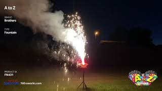 FN431 A to Z - Fountain - Brothers Pyrotechnics