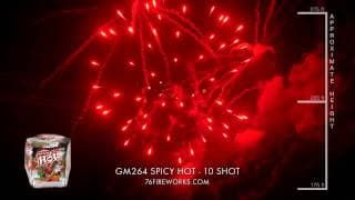 GM264 Spicy Hot Fireworks - 10 Shot
