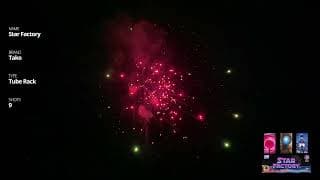 TB109 Star Factory - 9 shot Tube Rack - Tako Pyrotechnics