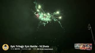 MX175 Epic Trilogy - 350 Gram Assortment by Tako Pyrotechnics