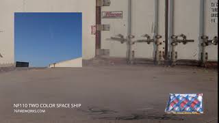 NF110 Two color Space Ship