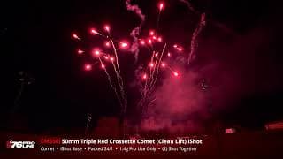 CM350i 50mm Triple Red Crossette Comet (Clean Lift) iShot 2024