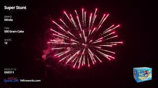 GM311 Super Stunt - 12 shot 500 Gram - Winda Fireworks