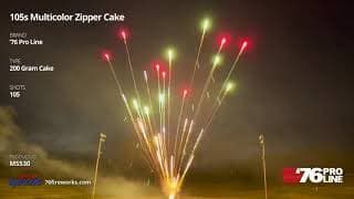 MS530 105s Multicolor Zipper Cake - 200 Gram - '76 Pro Line