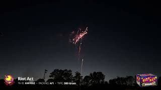 GM1032 Riot Act 49 Shots - 500 Gram Firework - Firehawk 2024 Production