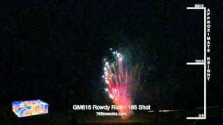 Rowdy Ride Fireworks - 185 Shot