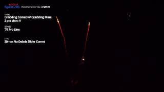 CM322 Crackling Comet w/ Crackling Mine (30mm No Debris Slider) - 76 Pro Line