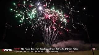 TM151 42s Finale Box: Fan Red/Green Palm Tail to Red/Green Palm - '76 Pro Line 2024 Production
