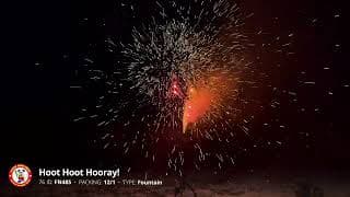 FN485 Hoot Hoot Hooray! - Owl Fountain by Winda Fireworks