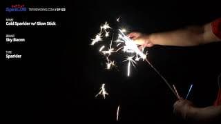 SP123 Cold Sparkler w/ Glow Stick - Sky Bacon Cold Sparkler