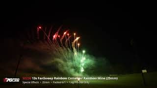 SE226 13s FanSweep Rainbow Comet w/ Rainbow Mine (25mm) - '76 Pro Line - 2024 Production