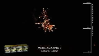 MX115 Amazing 8 - 16 Shot (Assorted)
