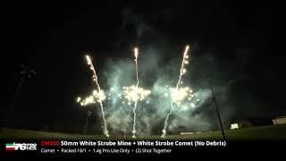CM550 50mm White Strobe Mine + White Strobe Comet (No Debris) 2024 Production